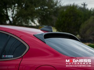 Alfa Romeo Giulia Roof Spoiler - Carbon Fiber - Feroce Carbon - Full Size - Forged Carbon